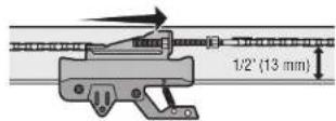 LIFT-MASTER 8155W - Tighten the Chain - 1