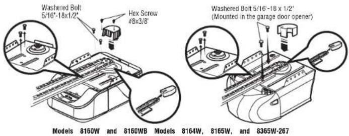 LIFT-MASTER 8155W - CAUTION - 1