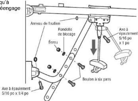 LIFT-MASTER 8155W - Connecter le bras de porte au chariot - 9
