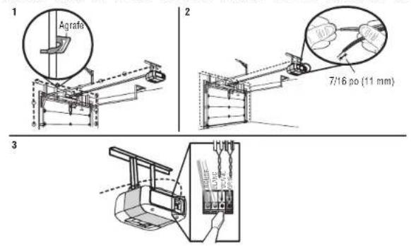 LIFT-MASTER 8155W - Cabel les capteurs d'inversion de sécurité - 1