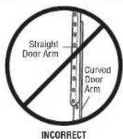 LIFT-MASTER 8155W - Connect the Door Arm to the Trolley - 3