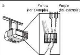 LIFT-MASTER 8155W - OPTION B - PRE-WIRED INSTALLATION - 5