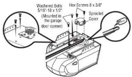 LIFT-MASTER 8155W - Assembly - 1