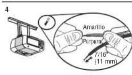LIFT-MASTER 8155W - OPCION B - INSTALLACION CON PRECABLEADO - 5