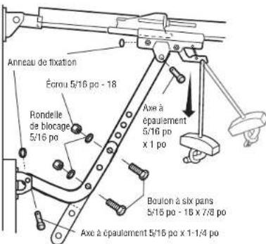 LIFT-MASTER 8155W - Connecter le bras de porte au chariot - 8