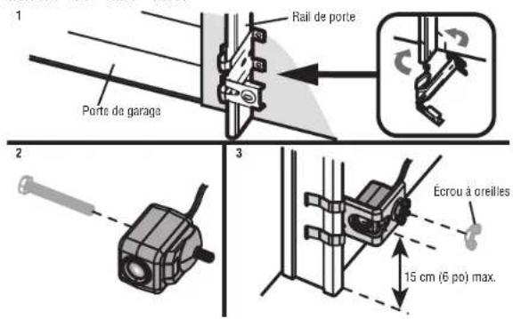 LIFT-MASTER 8155W - INSTALLATION DU RAIL DE PORTE - 1