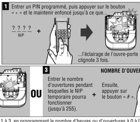 LIFT-MASTER 877LM - AVERTISSEMENT - 12