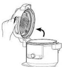 NINJA Foodi OL550EU - Comment OUVRIR et FERMER le couvercle - 1