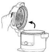 NINJA Foodi OL550EU - DEN DECKEL ÖFFNEN UND SCHLIESSEN - 1