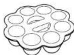 NINJA Foodi MINI OP100EU - Forma de silicone para muffins - 1