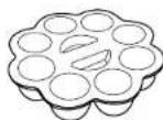 NINJA Foodi MINI OP100EU - Moule à muffin en silicone - 1