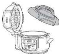 NINJA Foodi MINI OP100EU - INSTALLING & REMOVING THE PRESSURE LID - 1