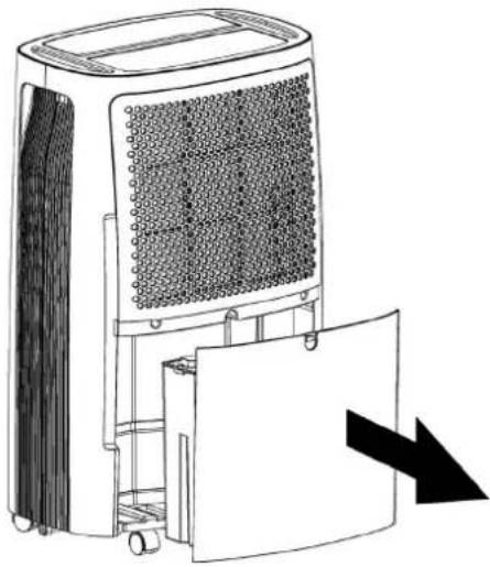 Toyotomi TDC1420 - SVUOTAMENTO DEL SERBATOIO DI SCARICO - 1