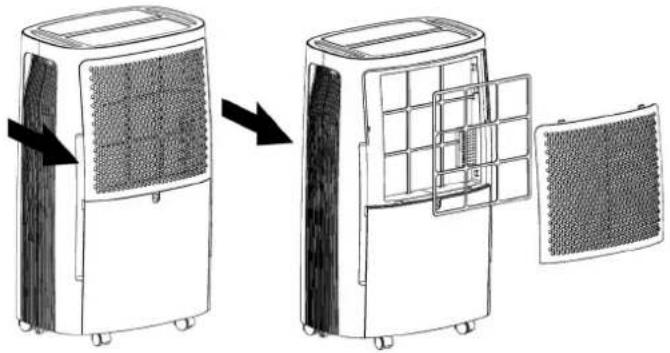 Toyotomi TDC1420 - To Clean the Air Filter - 1