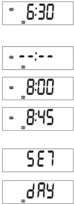 ZIBRO LC 400 - PROGRAMACION DEL TEMPORIZADOR - 5
