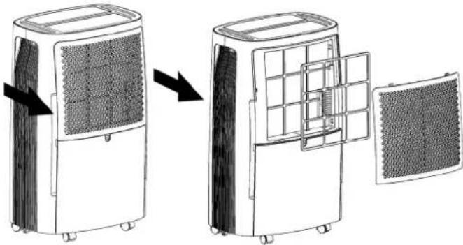 Toyotomi TDC1416 - Para limpar o filtro de ar - 1