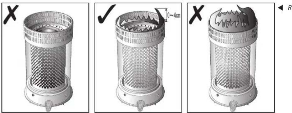 ZIBRO RS 240 - D BURNING OF THE HEATER - 1