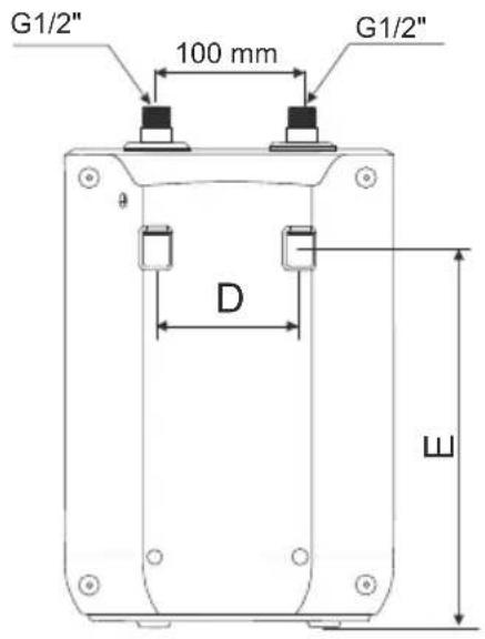 G1/2" 100 mm G1/2" D LW
