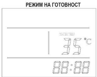 РЕЖИМ НА ГОТОВНОСТ УКЛИЗОЛ 35°C 88:88