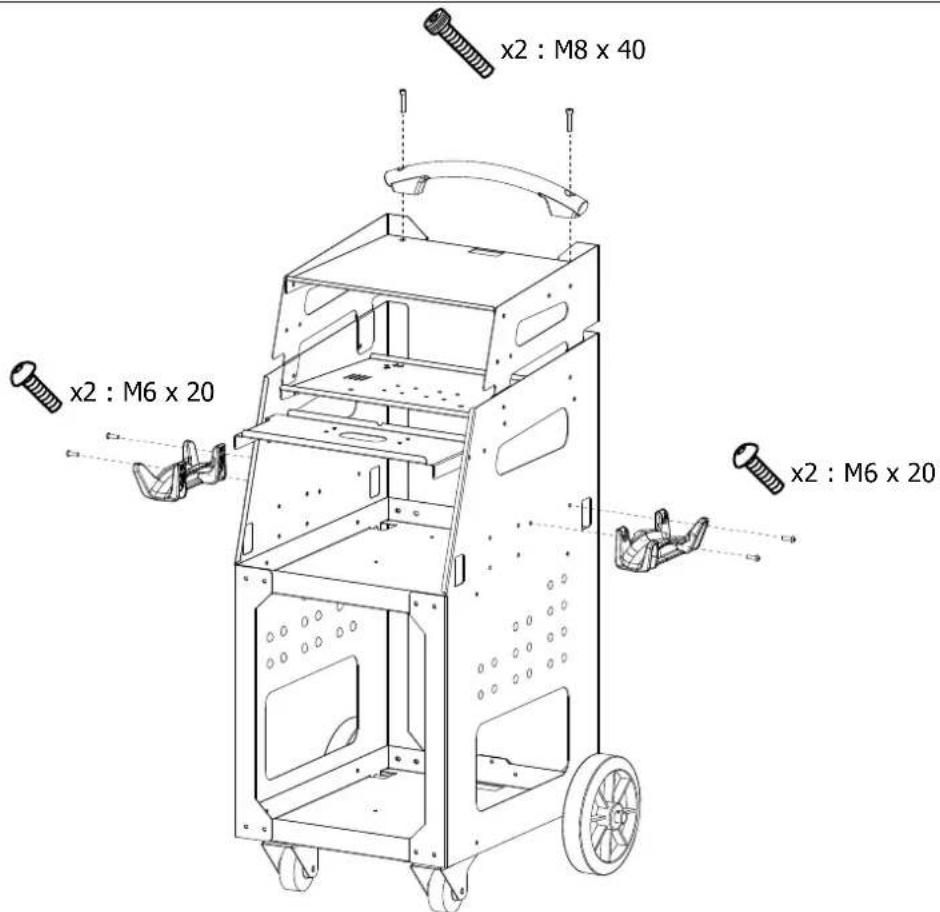 GYS Gysflash Trolley XL - CHARIOT / TROLLEY / FAHRWAGEN / CARRELLO GYSFLASH - 5