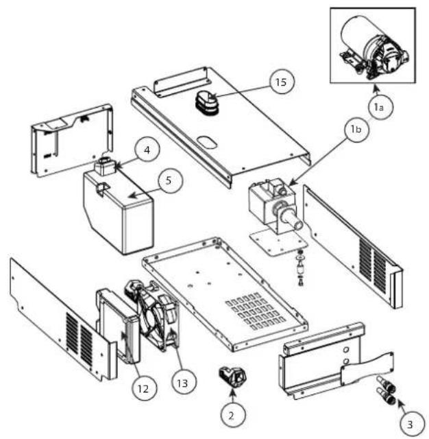 GYS WCU 0.5KW A - PIÉCES DE RECHANGE / SPARE PARTS / ERSATZTEILE / 3ANYACTN / RESERVE ONDERDELEN / PEZZI DI RICAMBIO / PIEZAS DE RECAMBIO - 2