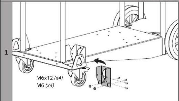 1 M6x12 (x4) M6 (x4)