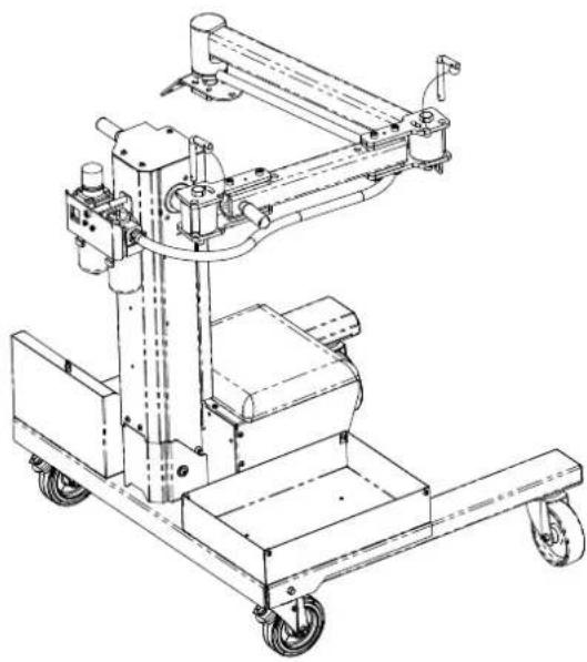 GYS Trolley IW1 - Mounting the column - 14