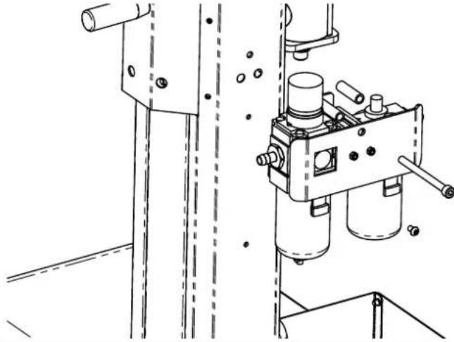 GYS Trolley IW1 - Mounting the column - 10