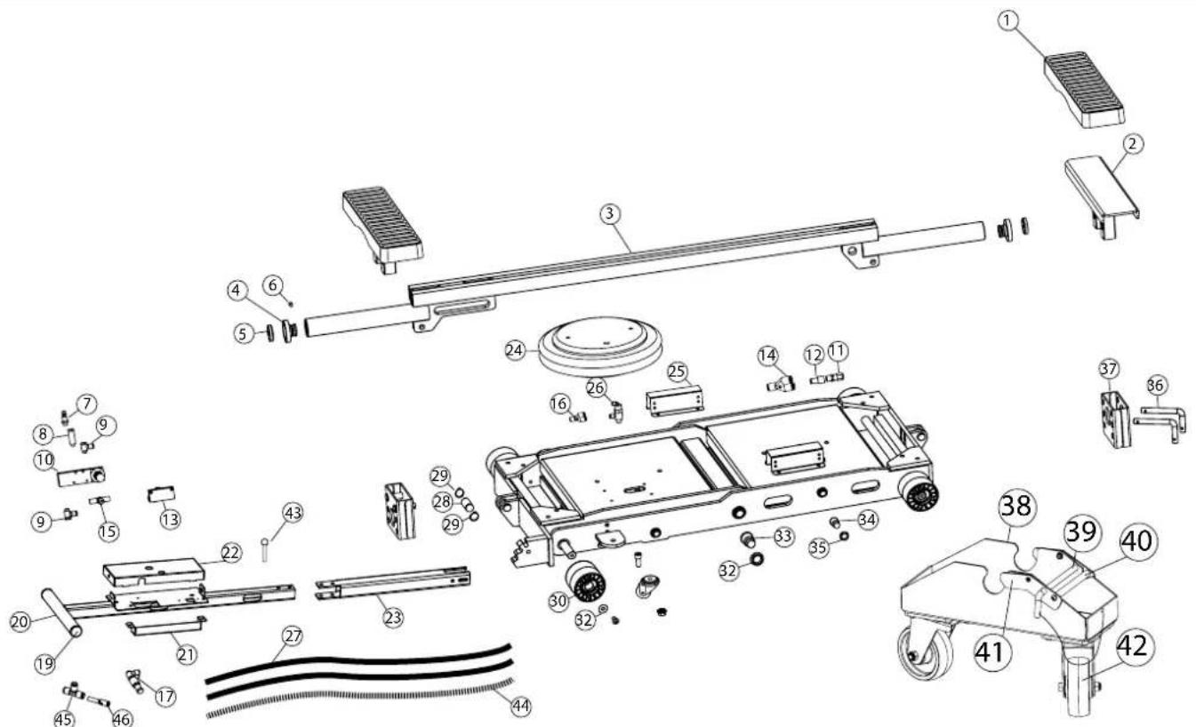 GYS Spot Lift PRO MOB - DIMENSIONS / DIMENSIONES / PA3MEPЫ / DIMENSIONI / AFMETINGEN / - 2