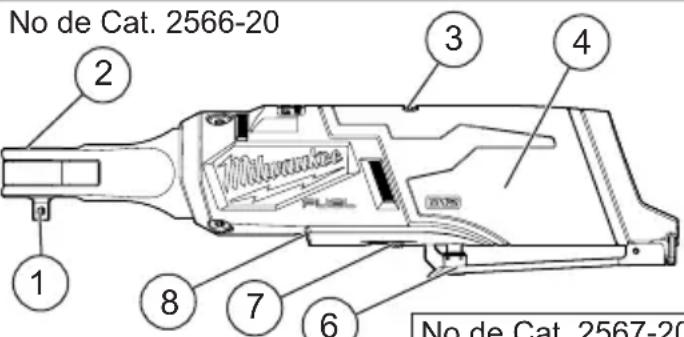 MILWAUKEE M12 FUEL 256622 - SPECIFICATIONS - 1