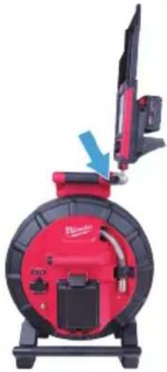 MILWAUKEE M18 297322 - Ajuste del ángulo de visión del monitor inalámbrico: - 1