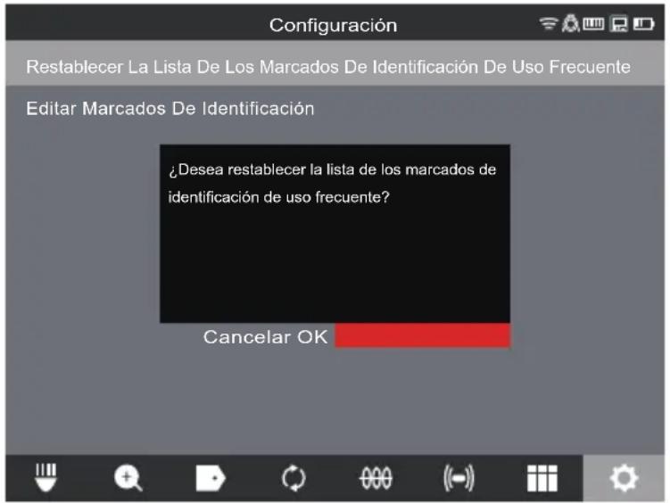 MILWAUKEE M18 297322 - Reinicio de la lista de los marcados de identificación de uso frecuente - 2