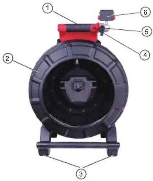 MILWAUKEE M18 297422 - Aperçu de la bobine d'inspection de tuyaux à rigidité moyenne de 36,5 m (120') - 1