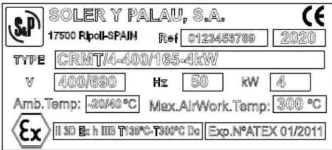 Soler & Palau THATEX - II 3D Ex h IIIB T135°C-300°C Dc - 1
