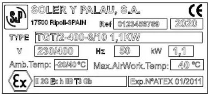 Soler & Palau THATEX - II 2G Ex h IIB T3 Gb - 1