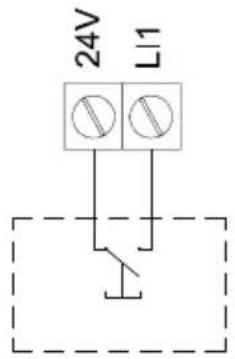Soler & Palau VFTM320 IP66 - To achieve theStart/stop function with an external switch - 1