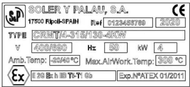 Soler & Palau TCDH EXD - II 2G Ex h IIB T5-T1 Gb - 1