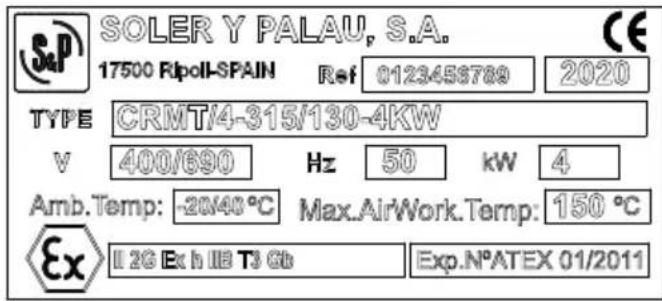 Soler & Palau TCDH EXD - II 2G Ex h IIB T3 Gb - 1
