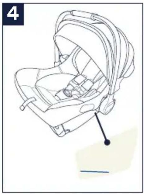Nuna TRVL - Using Vehicle Lap Belt - 2