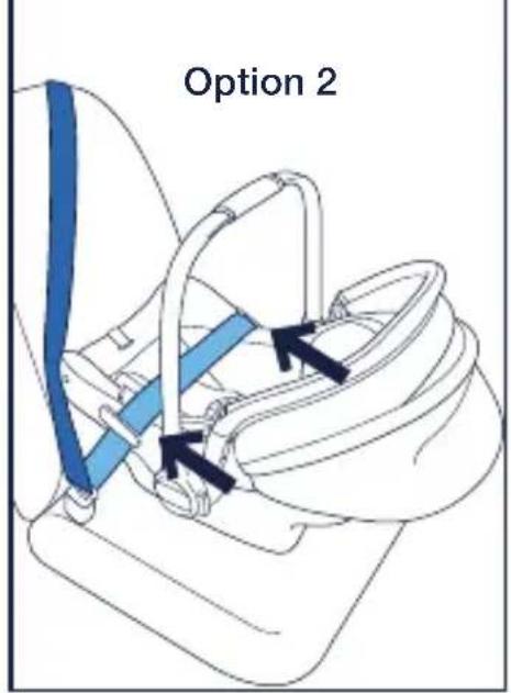 Nuna TRVL - Using Vehicle Lap/Shoulder Belt - 5