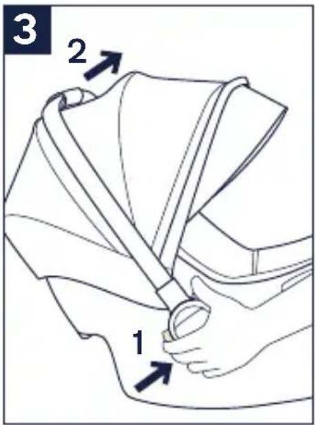 Nuna TRVL - Handle Adjustment - 2