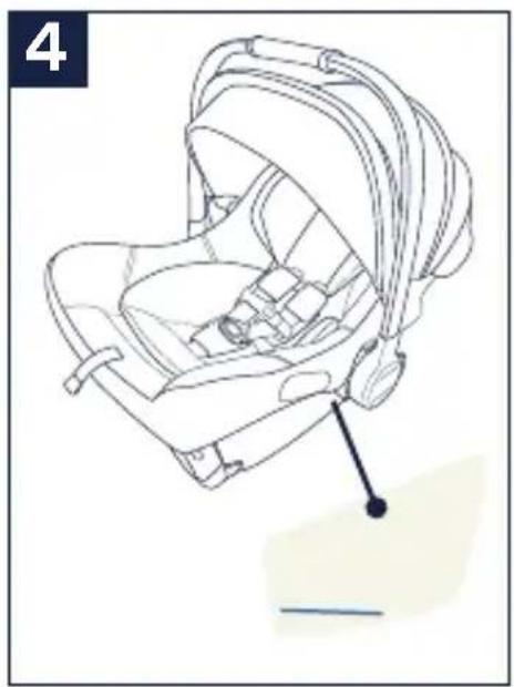 Nuna TRVL - Using Vehicle Lap/Shoulder Belt - 4