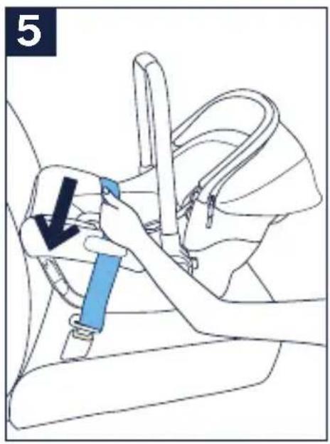 Nuna TRVL - Using Vehicle Lap Belt - 4