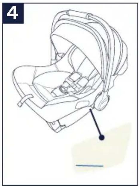 Nuna TRVL - Installation avec la ceinture sous-abdominale et le baudrier - 2