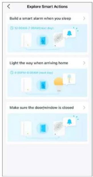 TP-LINK Tapo T110 - Actions intelligentes en vedette - 1