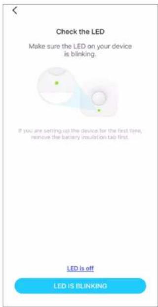 TP-LINK Tapo T100 - Vérifiez la LED et configurez - 5