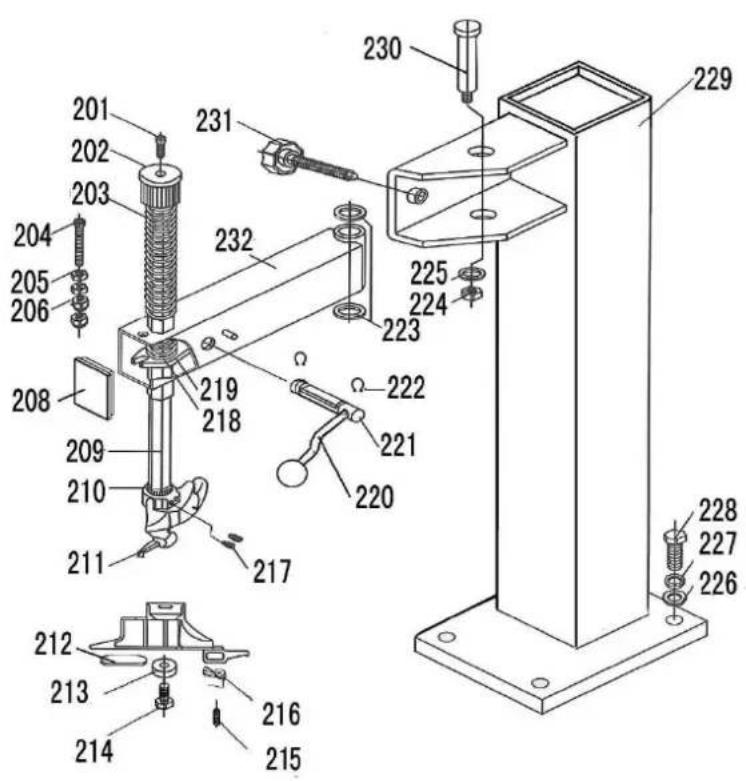 Zipper ZIRMM95 - Explosionszeichnung / Exploded View - 2