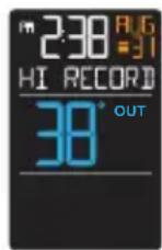 LA CROSSE TECHNOLOGY CA82738 - ENREGISTREMENT DES TEMPERATURES ET DE L'HUMIDITE MAXIMALES ET MINIMALES (HI/LO) - 1