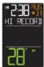 LA CROSSE TECHNOLOGY CA82738 - ENREGISTREMENT DES TEMPERATURES ET DE L'HUMIDITE MAXIMALES ET MINIMALES (HI/LO) - 5