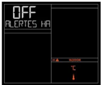 LA CROSSE TECHNOLOGY CA79080 - Réglage des alertes : - 9
